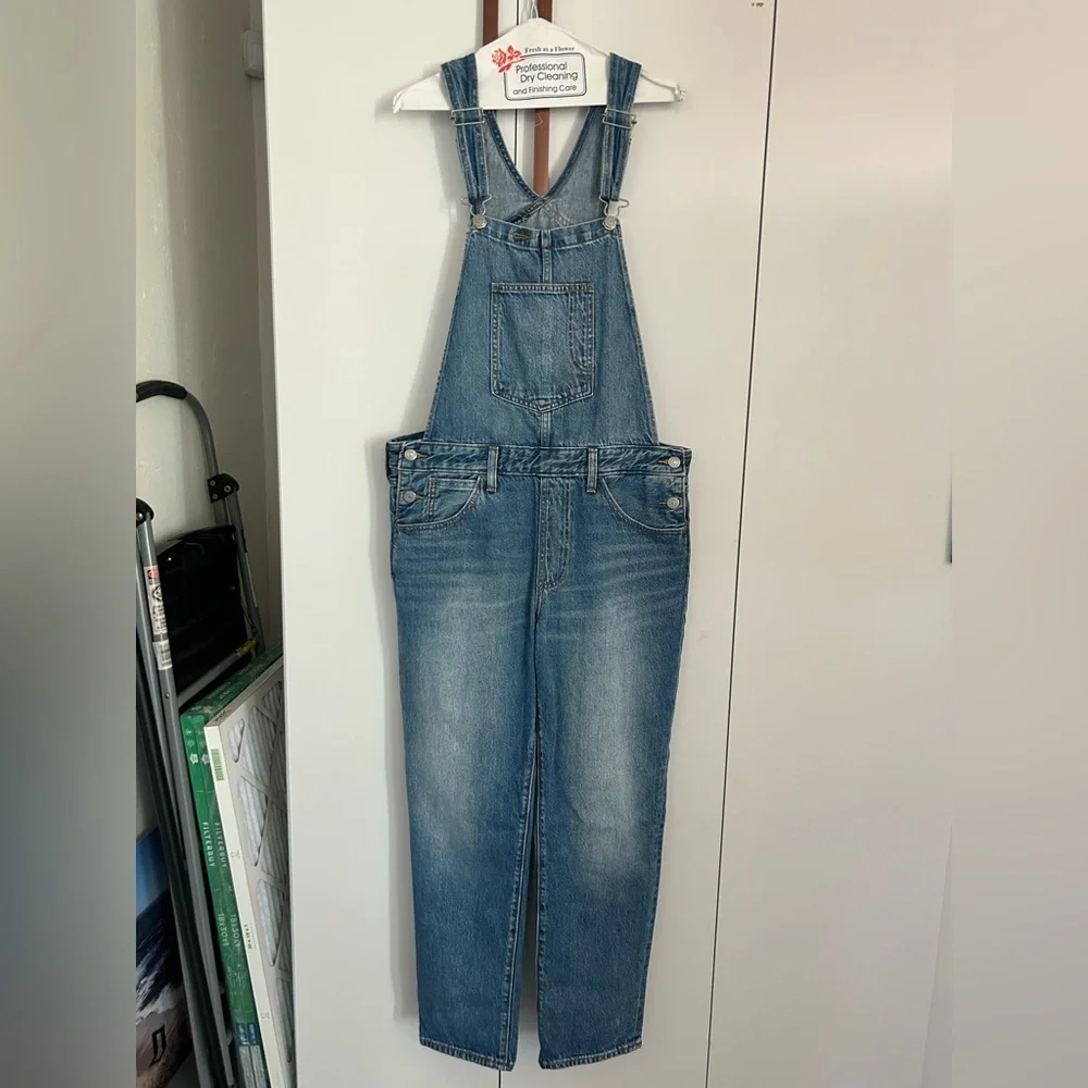 Levi’s Blue Denim Overalls - Picture 2 of 9